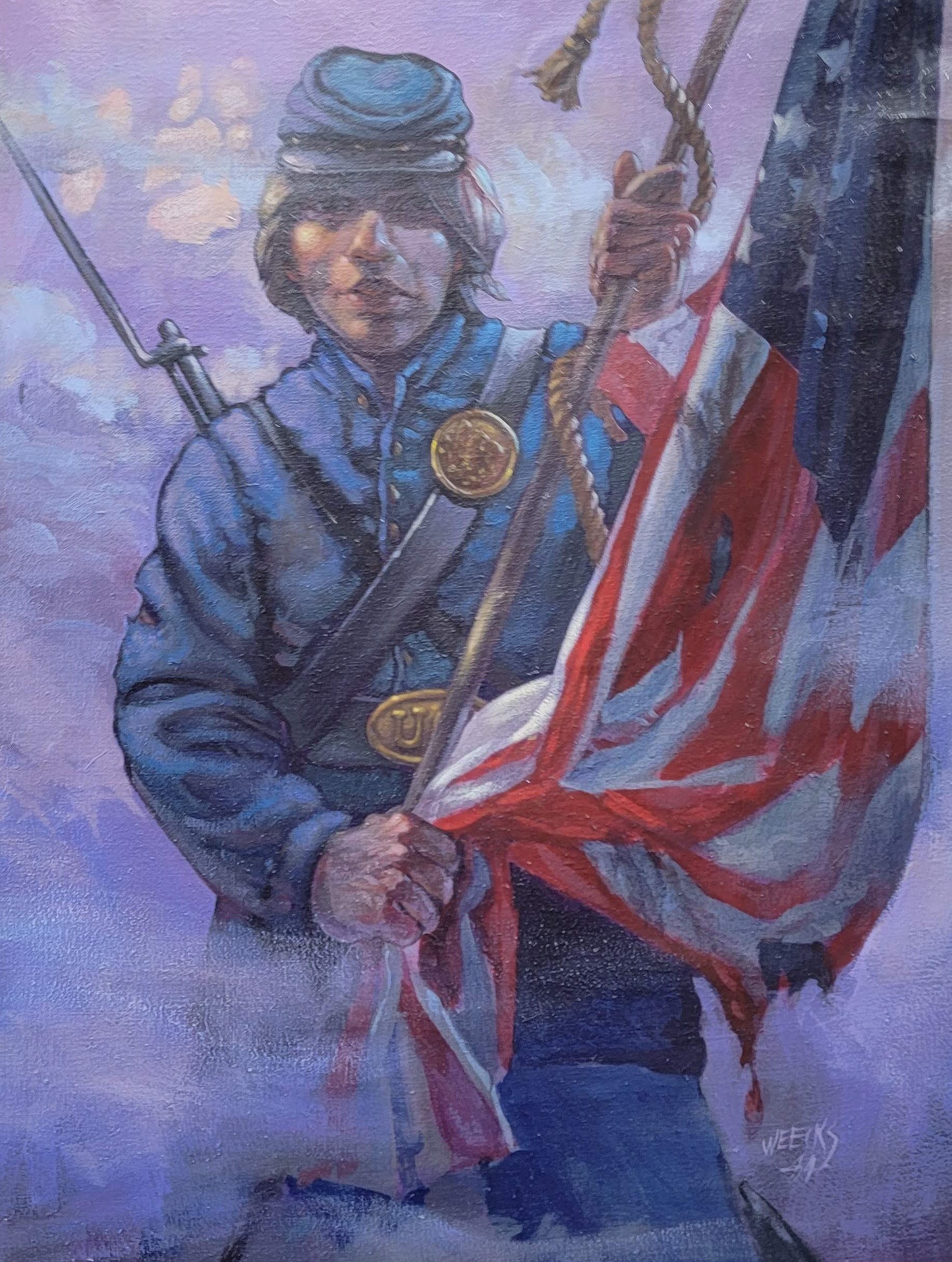 Red Badge of Courage - Original Cover Painting